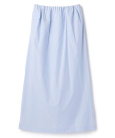 BEIGE， MALLOW / コットンタック イージーフレアスカート