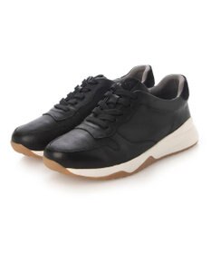 ing <ing>オールレザーレースアップスニーカー