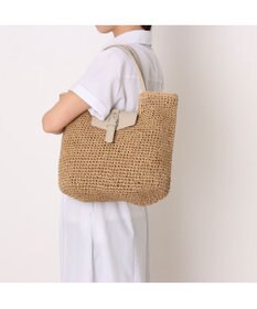 UNBILLION カシュカシュ cachecache / ベルトフラップクロッシェトート カゴバッグ