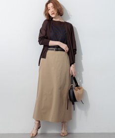 23区 【WEB&一部店舗限定カラーあり】ストレッチギャバ チノ スカート