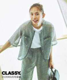 ICB 【CLASSY.掲載】マットスキューバ ノースリーブカットソー オフホワイト