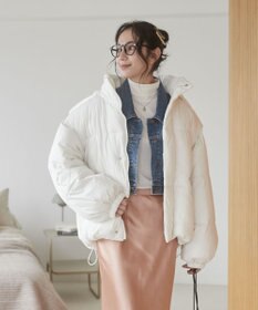 WEGO 【2WAYフード取り外し可能/あったかい】２WAYパディングブルゾン