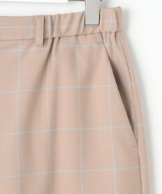 自由区 【洗える】ウィンドウペーンチェックワイド パンツ