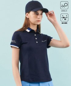 23区GOLF 【WOMEN】【UVケア・吸水速乾】ハニカムカノコ 半袖ポロシャツ