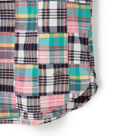 J.PRESS MEN 【KING SIZE】パッチワーク プルオーバーシャツ