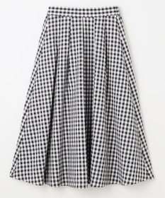 ANY 【ウエストゴム】ギンガムフレアスカート