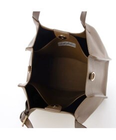 UNBILLION カシュカシュ cachecache / フェイクレザーショルダーバッグ付スクエアトート