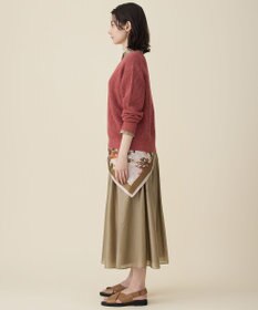 自由区 L リネンミドルゲージプルオーバー ニット