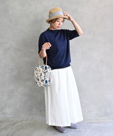 AND WOOL 筆記帳刺繍のminiバッグ