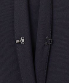 自由区 S 【セットアップ対応・接触冷感・UVケア・洗える】ライトストレッチノーカラー ジャケット