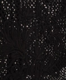 earth music&ecology フラワー刺繍メッシュベスト