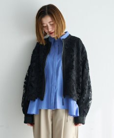 YECCA VECCA レースブルゾン