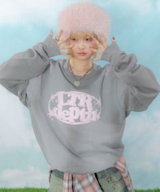 WEGO 【ユニセックス着用ITEM】サークルロゴプルオーバー