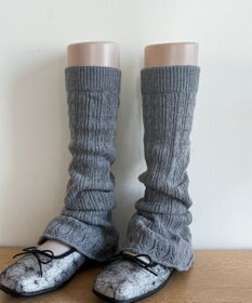 WEGO 透かし編みフリルレッグカバー