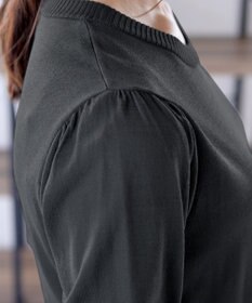 Tiaclasse L 【洗える】ニットドッキングワンピース