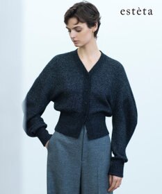 23区 【エステータ】シャイニーカーディガン