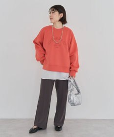 Green Parks ロゴ刺繍ダンボールプルオーバー