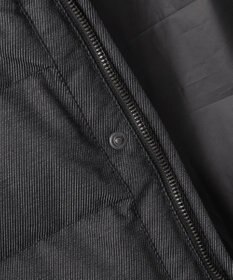 JOSEPH ABBOUD 【撥水/軽量/防風/フード取り外し可/ダウン】インターレースカルゼ  ダウン ブルゾン