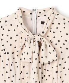 TOCCA 【八木アリサさん着用】【消臭】PROMISE RIBBON ROSETTE ドット柄ドレス