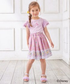 ANY KIDS 【ディズニープリンセス】袖 刺繍 Tシャツ