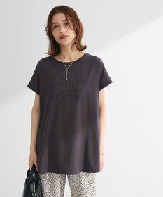 Green Parks フレンチスリーブ筆記体ロゴチュニック