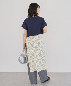 Green Parks フレンチスリーブ筆記体ロゴチュニック