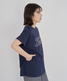 Green Parks フレンチスリーブ筆記体ロゴチュニック