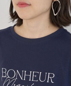 Green Parks フレンチスリーブ筆記体ロゴチュニック