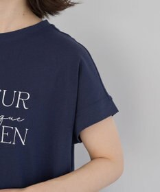 Green Parks フレンチスリーブ筆記体ロゴチュニック