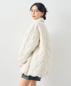 earth music&ecology ダブルステッチキルティングコート