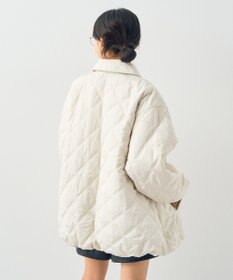 earth music&ecology ダブルステッチキルティングコート