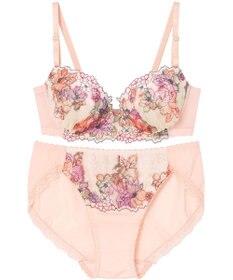 Wing WEB限定　ブラ＆ショーツセット　快適なつけごこち　はきこみ丈あさめ　ウイング／ワコール　CB3712