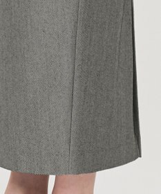 uncrave ヘリンボーンスーツ スカート（uncrave WHITE）