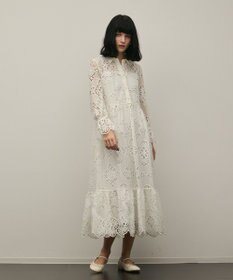 GRACE CONTINENTAL カットレースワンピース