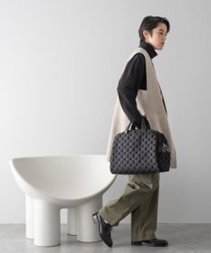 MIYABIYA 【撥水加工】La quoh with kirakaracho 南蛮七宝エンボスボンディング ボストン