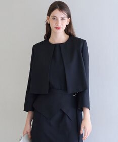 23区 【APPLAUDIR】バックサテンジョーゼット ジャケット