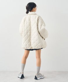 earth music&ecology ダブルステッチキルティングコート