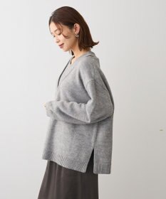 Green Parks フェイクレイヤードＶネックニットプルオーバー