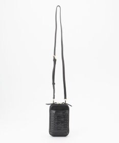 LA BAGAGERIE 【veganview】v piece mesh smartphone shoulder bag