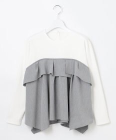 23区 【洗える】ライトクロスビスチェコンビ ジャージー カットソー