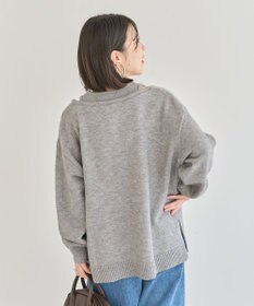 Green Parks フェイクレイヤードＶネックニットプルオーバー