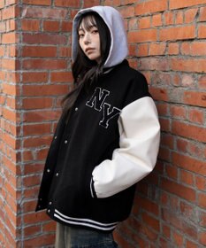 WEGO 2WAYフード付きビッグスタジャン