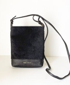 Hekhèr Le Style de Vie 【日本製】ハラコ×シュリンクレザー ショルダーバッグ