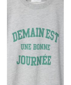 Green Parks ７分袖ロゴ裏毛プルオーバー