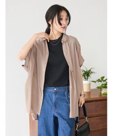 CRAFT STANDARD BOUTIQUE ヴィンテージボイルミルフィーユ襟付きシャツチュニック