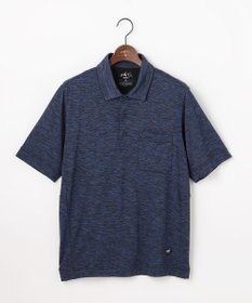 JOSEPH ABBOUD MOUNTAIN 【ゆったりシルエット】ランダムスラブリップ アウトドアポロシャツ