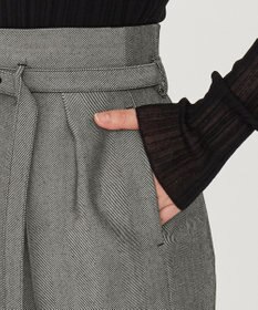 uncrave ヘリンボーンスーツ スカート（uncrave WHITE）
