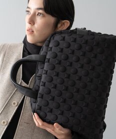 MIYABIYA 【撥水加工】La quoh with kirakaracho 南蛮七宝エンボスボンディング ボストン