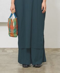 J.PRESS YORK STREET 【WOMEN】ワッシャーリラックス ワイドパンツ