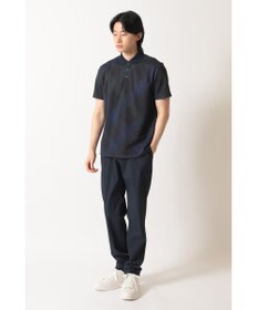 DAKS メガチェック カノコポロシャツ